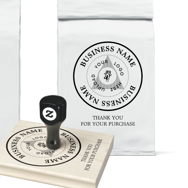 Tampons Encreurs Marque du Merci client du logo de l'entreprise (Créateur téléchargé)