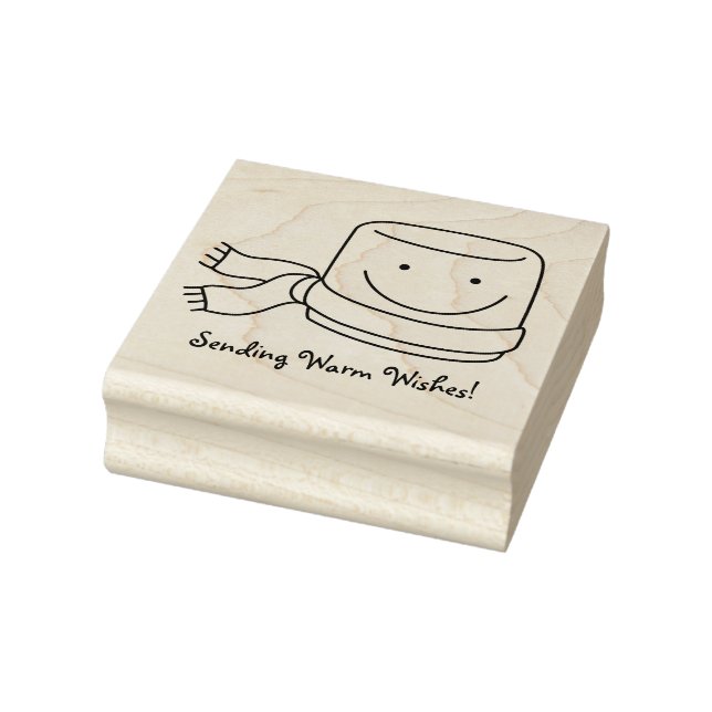 Tampons Encreurs Marshmallow mignon Vacances ou Timbre en caoutchou (Tampon)