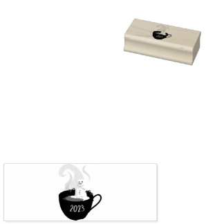 Tampons Encreurs Marshmallow Snowman En Coco Chaud