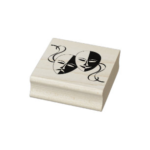 Tampons Encreurs masques de théâtre timbre d'art