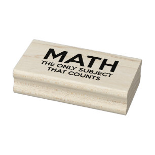 Tampons Encreurs Math. Le seul sujet qui compte