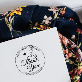 Tampons Encreurs Merci d'affaires personnalisé de Cute Fox