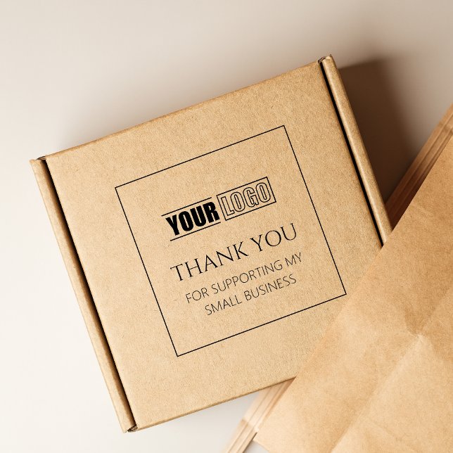 Tampons Encreurs Merci de logo personnalisé (Créateur téléchargé)