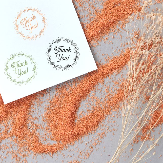 Tampons Encreurs Merci minimaliste, Fleur (Créateur téléchargé)