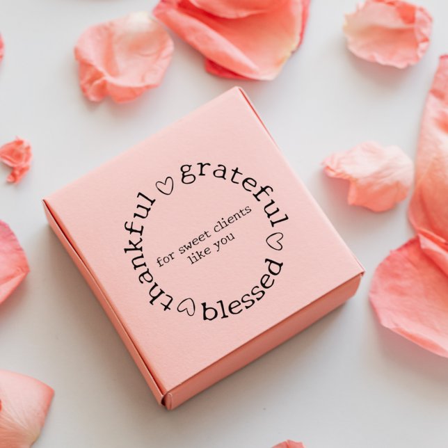 Tampons Encreurs Merci moderne pour petites entreprises, message pe (Créateur téléchargé)