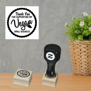 Tampons Encreurs Merci Pour Le Soutien À Mon Entreprise Vegan