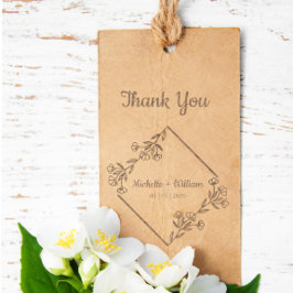 Tampons Encreurs Merci Quote Diamant et Mariage Fleur sauvage