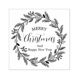 Tampons Encreurs Merry Christmas And Happy New Year