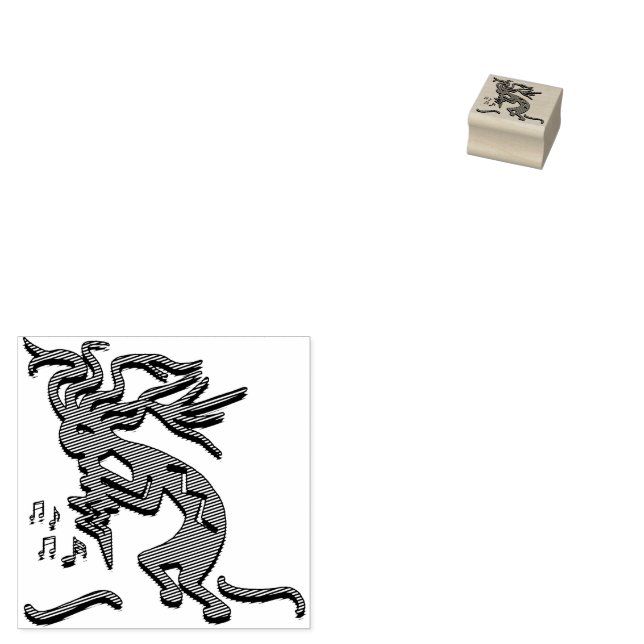Tampons Encreurs Merrymaker musicien Kokopelli du Sud-Ouest (Tamponné)