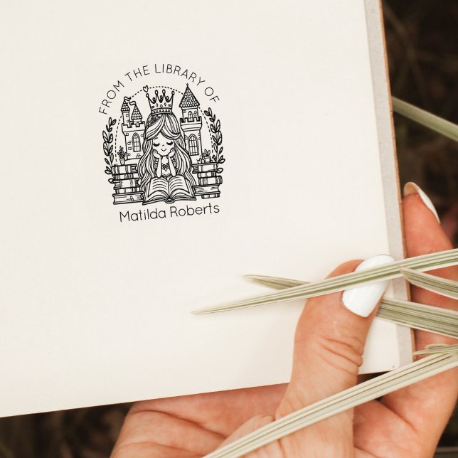 Tampons Encreurs Mignonne Princesse Imaginaire de la bibliothèque d (Créateur téléchargé)