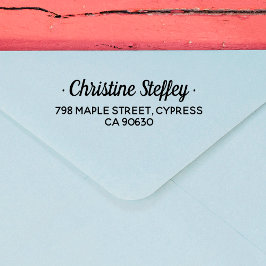 Tampons Encreurs Mini-nom complet - Adresse de retour d'écriture ma