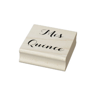 Tampons Encreurs Mis Quince - timbre bois