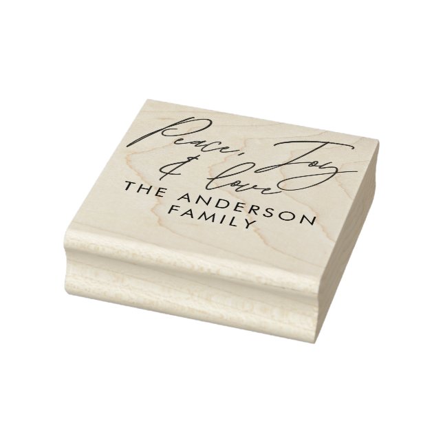 Tampons Encreurs Moderne et élégante vacances de script personnalis (Tampon)