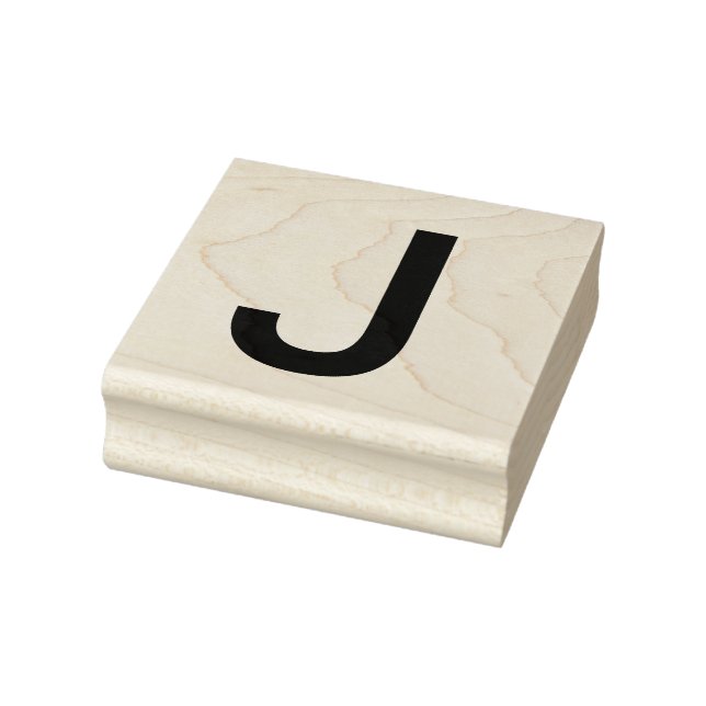 Tampons Encreurs Monogramme ajouter le nom lettre alphabet simple m (Tampon)