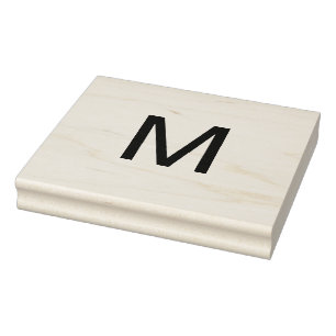Tampons Encreurs Monogramme ajouter le nom lettre initiale simple