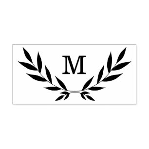 Tampons Encreurs Monogramme de la branche de Rustic Laurel