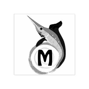 Tampons Encreurs Monogramme de saut d'espadon