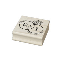 monogramme enregistrer le cachet de la date