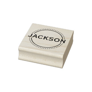 Tampons Encreurs Monogramme personnalisé minimaliste moderne