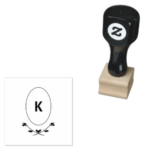 Tampons Encreurs Monogramme rose