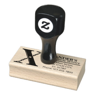 Tampons Encreurs Monographie mécanique personnalisable. "X" initial