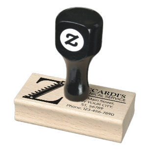 Tampons Encreurs Monographie mécanique personnalisable. "Z" initial