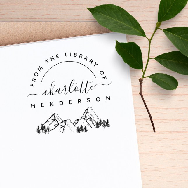 Tampons Encreurs Montagnes Dessinées À La Main Moderne À Partir Du  (Créateur téléchargé)