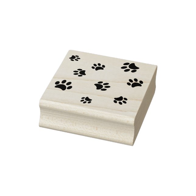Tampons Encreurs Motif Empreinte de patte noir (Tampon)