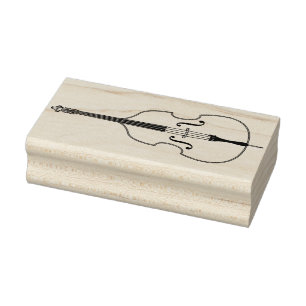 Tampons Encreurs Musicien de basse debout Musique enseignant Jazz B