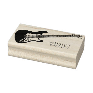 Tampons Encreurs Musicien de guitare électrique professeur de musiq