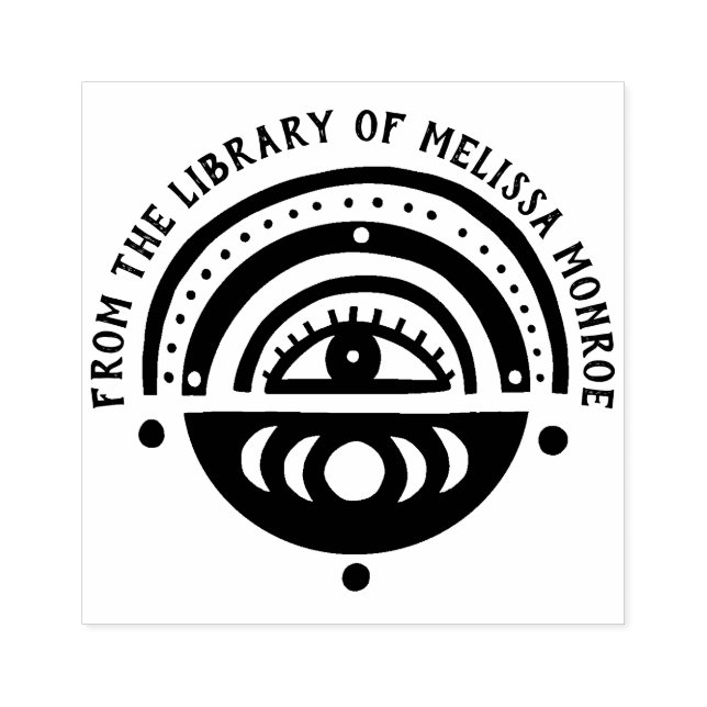Tampons Encreurs Mystical Eye Boho de la bibliothèque de personnali (Impression)