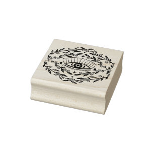 Tampons Encreurs Mystical Eye Magique Élégant Vins Rose Boho