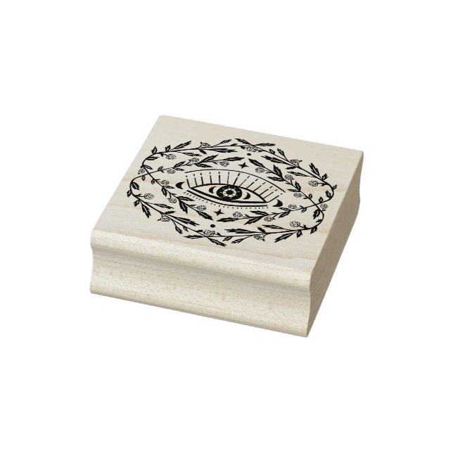 Tampons Encreurs Mystical Eye Magique Élégant Vins Rose Boho (Tampon)