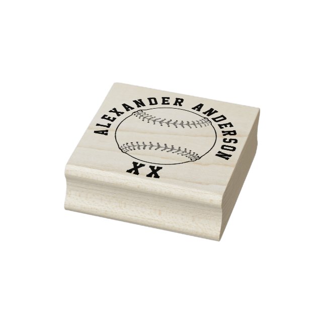 Tampons Encreurs Nom du baseball et numéro de Jersey Personnaliser (Tampon)