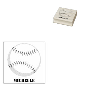 Tampons Encreurs Nom personnalisé Baseball