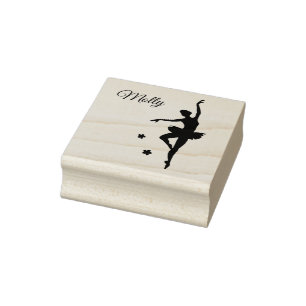Tampons Encreurs Nom propre Ballerina personnalisé initial