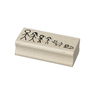 Tampons Encreurs Notre famille de personnages Stick