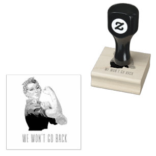 Tampons Encreurs Nous ne retournerons pas Rosie Riveter