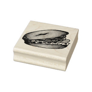 Tampons Encreurs NYC Deli Bagel Crème Fromage Capteurs Onions Lox
