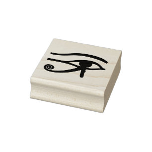 Tampons Encreurs Oeil égyptien antique de hiéroglyphes de Ra