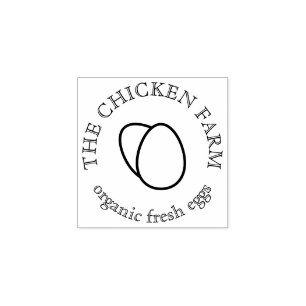 Tampons Encreurs Oeuf de la ferme de poulet