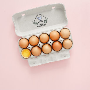 Tampons Encreurs OEuf de poulet personnalisé Homestead ferme OEuf d