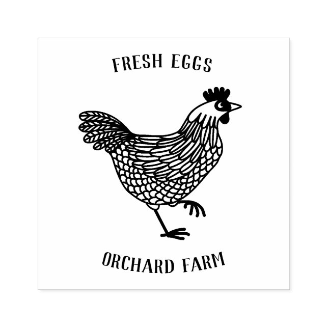 Tampons Encreurs OEuf Hen (Impression)