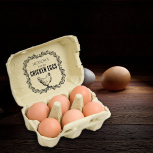 Tampons Encreurs Oeufs De Poulet Sur Mesure, Petite Entreprise