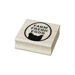 Tampons Encreurs Oeufs frais de ferme