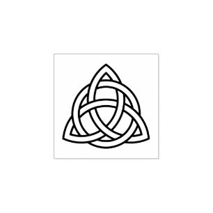 Tampons Encreurs Original Celte Triquetra noeud icône noire Rubber 