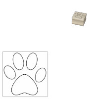 Outline Empreinte de patte droit animal chat chien