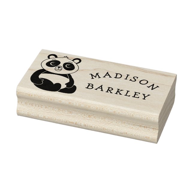 Tampons Encreurs Panda Bear Cute Kid's Adorable Name (Tampon)