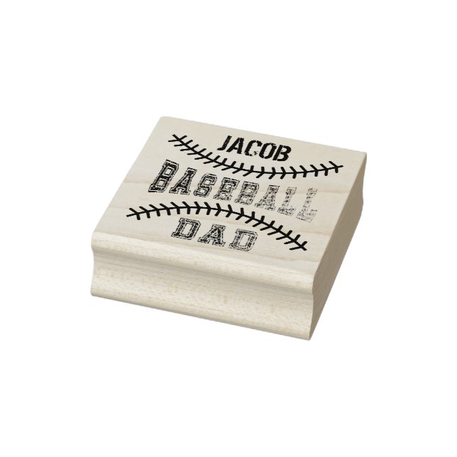 Tampons Encreurs Papa de baseball personnalisé (Tampon)