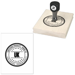Tampons Encreurs Papeterie de bureau Logo UK Manganèse Bois Bleu